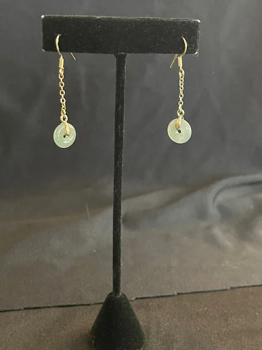 Explore the elegance of Guatemala Jade Circle Earrings from KJsKrystals, LLC, and create unique and stylish pieces.